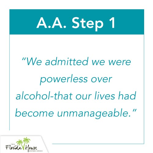 What is AA step 1 - what is powerlessness?