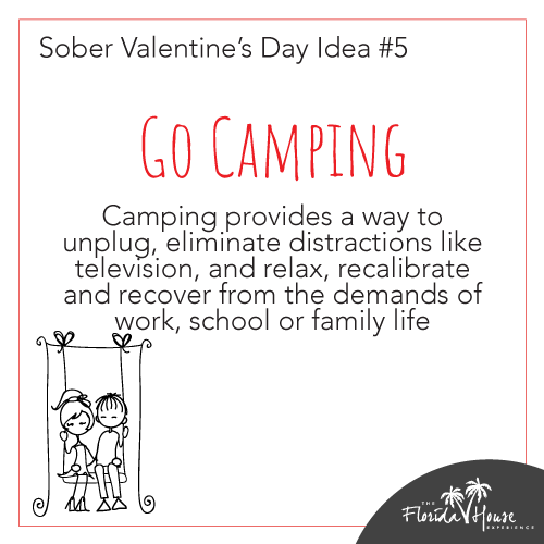 Tips for sober valentines Day - Go Camping