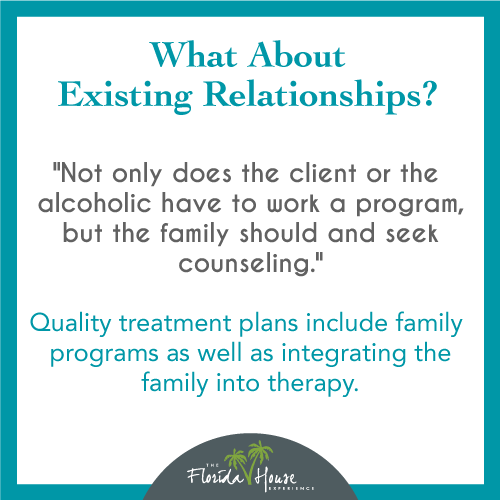 What about a relationship you are in while you get rehab help?