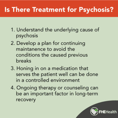 What kind of treatment is available for psychosis?