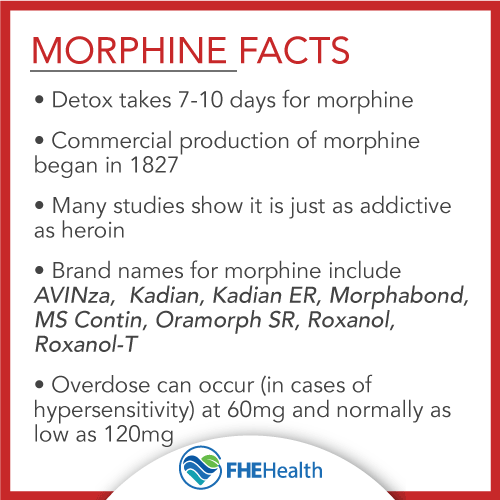 What are the facts about morphine?