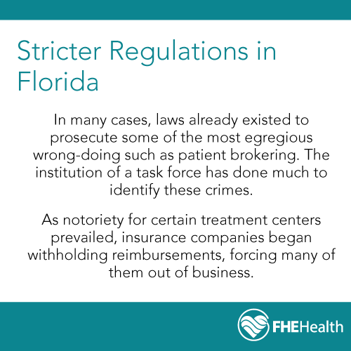 How florida is more strictly regulating addiction treatment