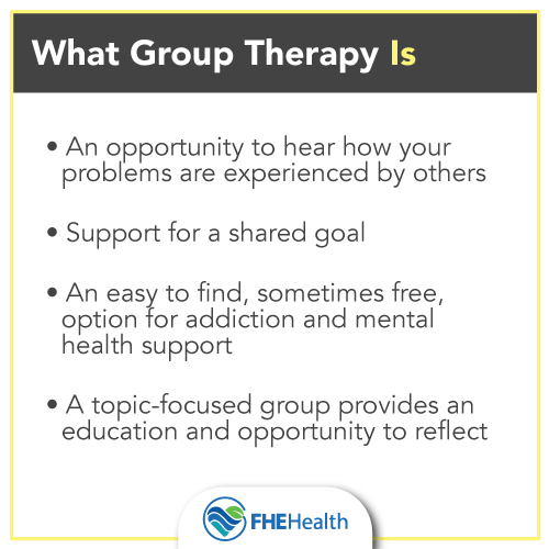What is group thearpy good for?