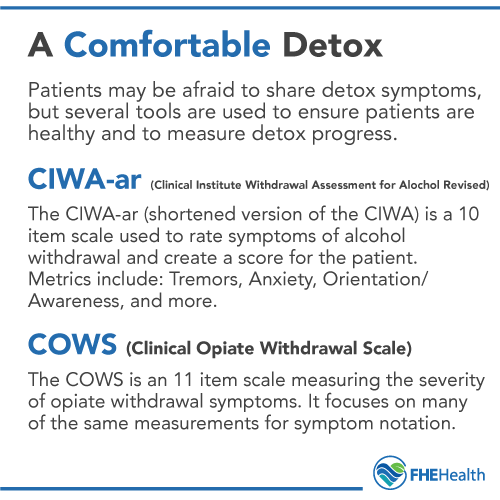A Comfortable Detox- Using COWS and CIWA