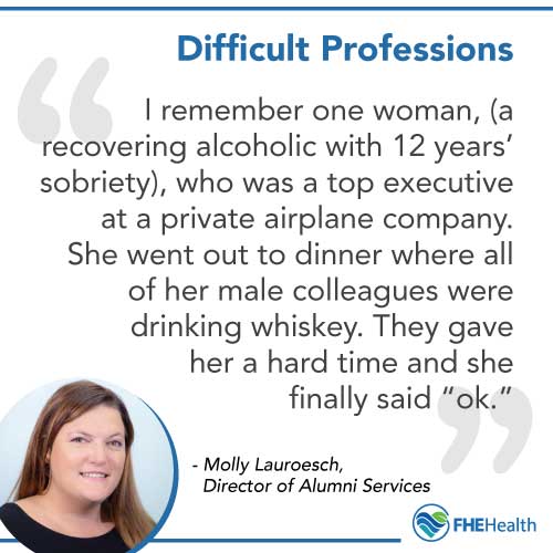 Difficult Professions for Sobriety