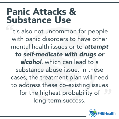 Link between panic attacks and substance use