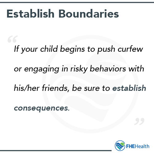 Establish boundaries for your children