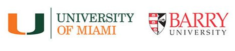 University of Miami and Barry University logos