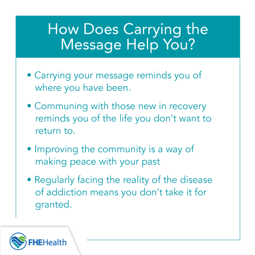 How Does Carrying the Message Help You