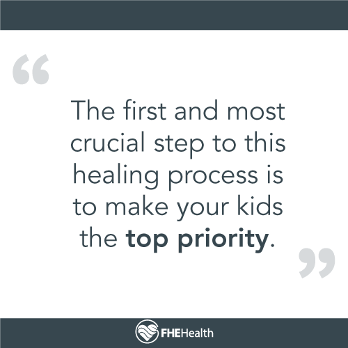 First and most crucial step is making your kids the top priority
