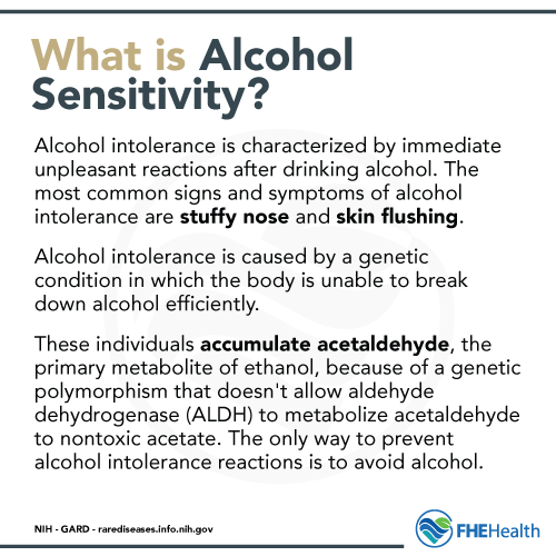 Understanding Alcohol Sensitivity