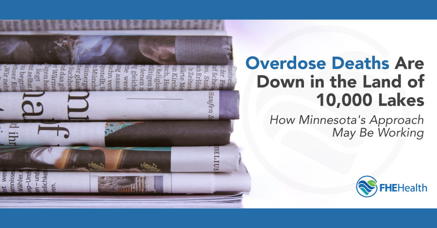 Overdose Deaths down in the land of 10,000 lakes