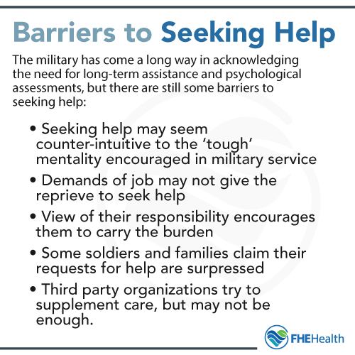 Barriers for special forces to seek help
