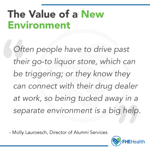 The Value of a New Environment in recovery