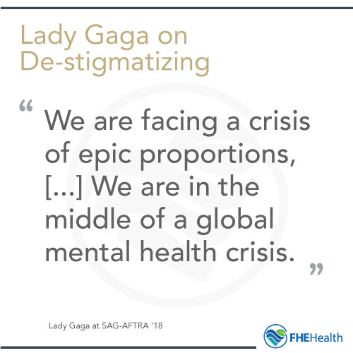 Lady Gaga's work on destigmatizing Mental Health
