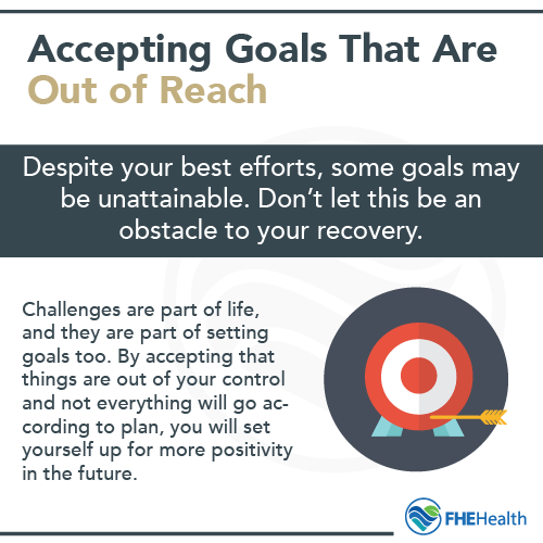 Accepting Goals are sometimes out of reach