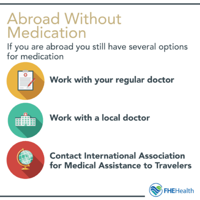 Abroad without medication
