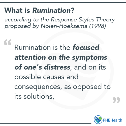 What is rumination?