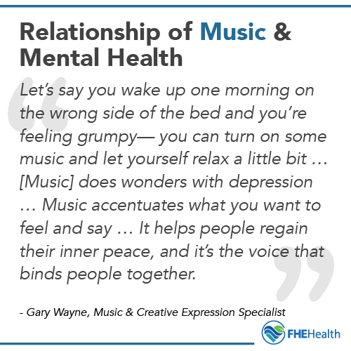 The relationship of Music and Mental Health