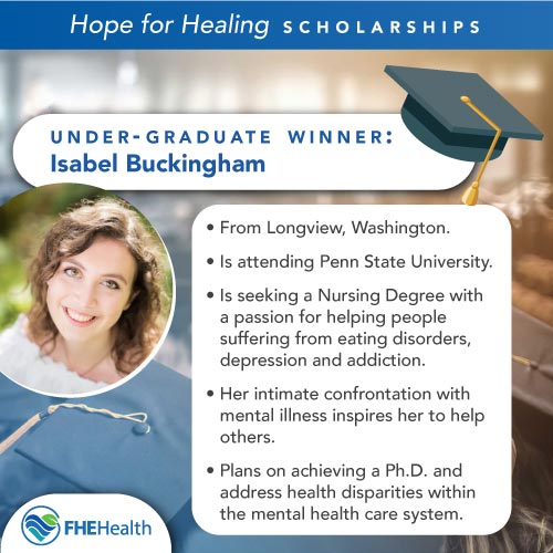 Isabel Buckingham - Scholarship Winner