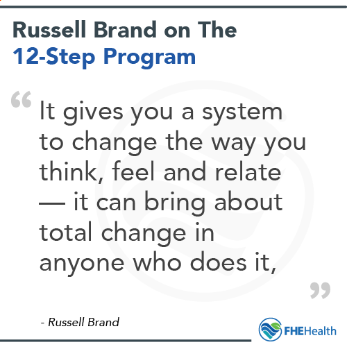 Russell Brand on the 12-Steps