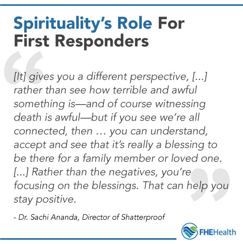 Spirituality's Role for First Responders
