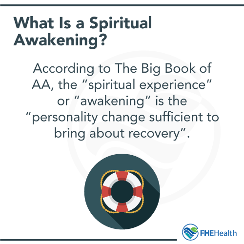 What is a spiritual awakening in recovery?