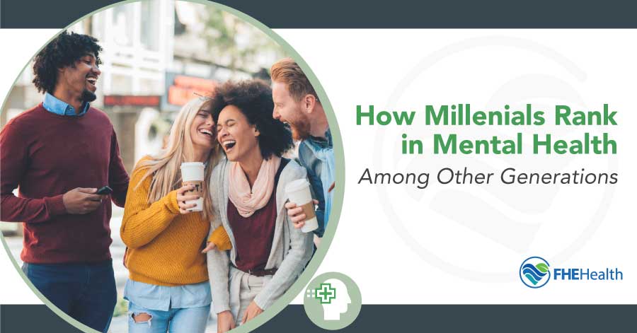 How Millenials Rank in Mental Health among other generations