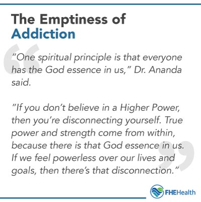 The spiritual emptiness of Addiction Quote 2