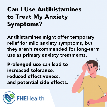 Can using antihistamines treat anxiety?