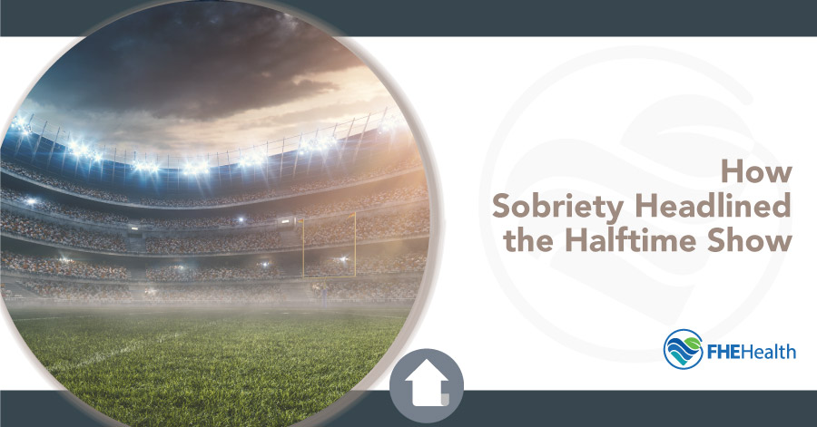 How sobriety headlined the halftime show