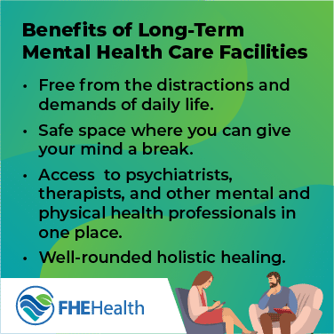 Benefits of long-term mental health care facilities