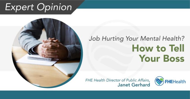 Job Hurting Your Mental Health? How to Tell Your Boss | FHE Health