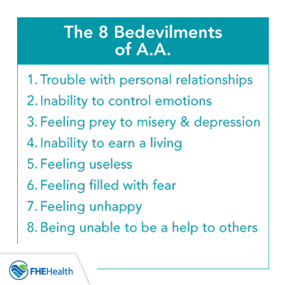 The 8 bedevilments of AA