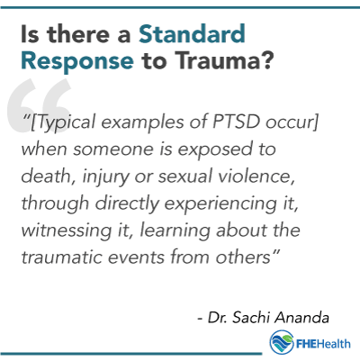 Examples of typical PTSD response