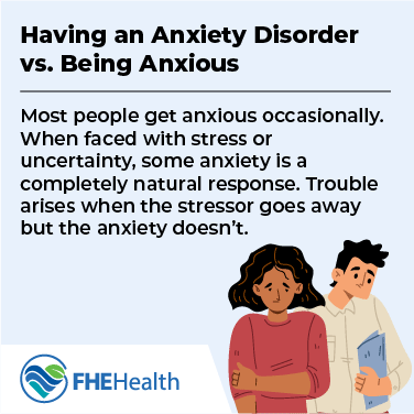 Difference from Being Anxious to Having Anxiety