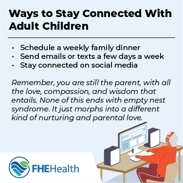 Ways to stay connected with Adult Children