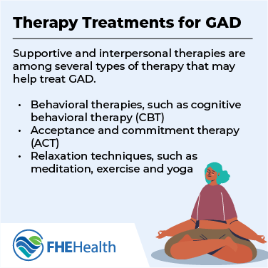 Therapy Treatments for GAD - Anxiety Disorder