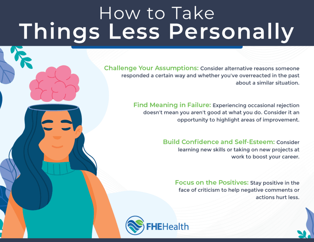 How to learn to take things less personally