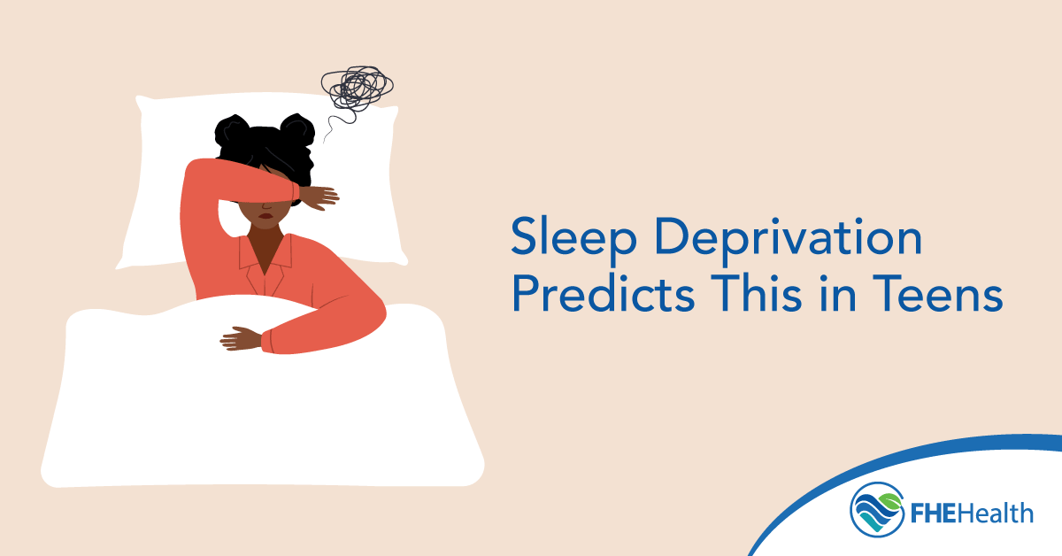 How sleep deprivation predicts teen substance use