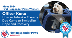 Winner of First Responder Paws