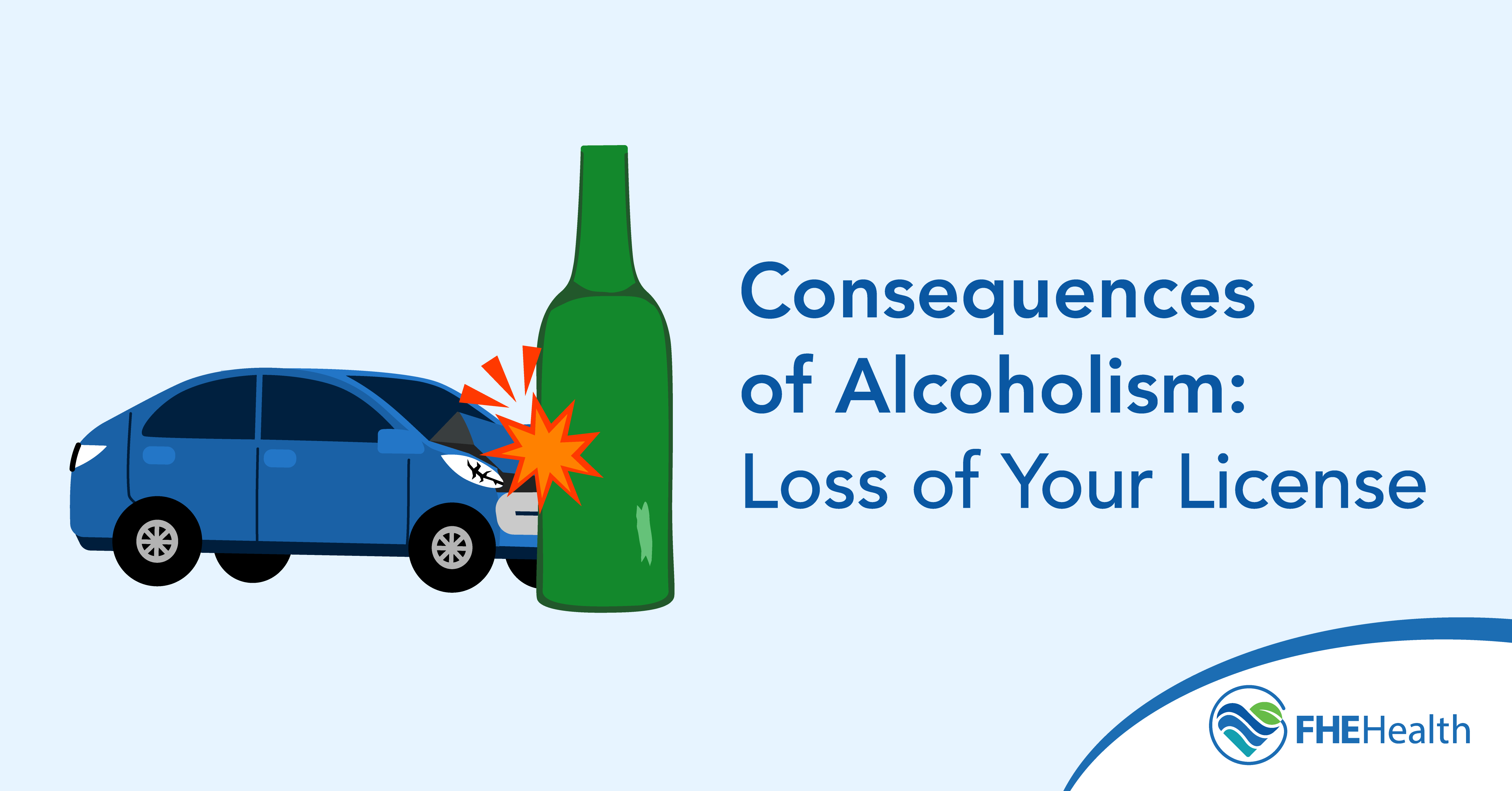 Consequences of alcoholism - loss of a license