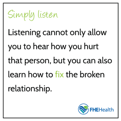 Listening to rebuild trust