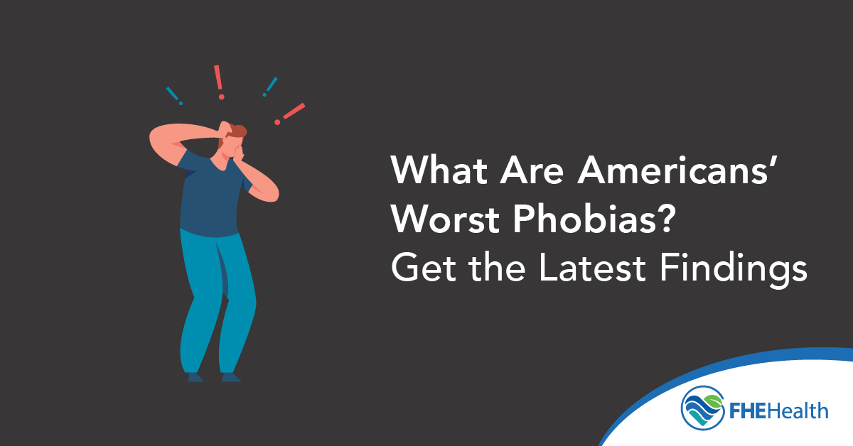 Our Phobias Survey Results — The Most Common Fears So, what are the most common phobias and fears? To find out, we surveyed 200 individuals, asking some basic demographic questions and scoring topics on fear. At the beginning of our survey, we asked respondents to provide their own answers regarding their top fears before we asked them about specific topics. The bulk of our survey addressed common objects of fear, scoring them on a 1-10 scale (with 1 being "not scared at all" and 10 being "terrified"). Using the scores assigned to each topic, we were able to calculate a total "fear score" based on all the respondents' ratings. So, the most common fears are: Dying Spiders Financial issues Darkness Depression When we asked respondents to rate certain events, actions or scenarios based on how scary they were, the responses were similar. For example, loss of a loved one, injury or illness and personal poor health were all in the top 10. Spiders were ranked in the top five scary things. Fears are quite common, with 62% of the people surveyed agreeing that they considered themselves someone who has fears and another 10% strongly agreeing with that statement. Only 3% strongly disagreed with it. When faced with a situation they fear, most people reported experiencing a racing heart. Other common responses included feeling upset, screaming, crying or shutting down. One unexpected but not uncommon response to fear is to start laughing. When Should You Seek Treatment? When phobias are mild, they don't affect your life to the same degree more severe phobias do. If you're irrationally afraid of snakes, for example, maybe you'll skip a trip to the zoo with friends. If you have a phobia of elevators, you'll take the stairs whenever possible. These are inconveniences, but ultimately they don't affect your ability to lead a healthy, functional life. However, some of the most common fears can completely halt your life — especially if you find yourself exposed to them often in your line of work or in common social situations. If your anxiety detracts from your ability to live the life you want, it's time to consult a professional. Phobia treatment can take many forms, ranging from conventional treatments such as psychotherapy or talk therapy, consisting of sessions with a licensed counselor, to more extreme treatments, including controversial methods of exposure therapy. Reach Out At FHE Health, we see countless people every day who struggle with anxiety disorders, including specific phobias. You don't have to continue missing out on experiences because of your most common fears. Contact us today to learn about your options for getting high-quality help from addiction and mental specialists in South Florida.