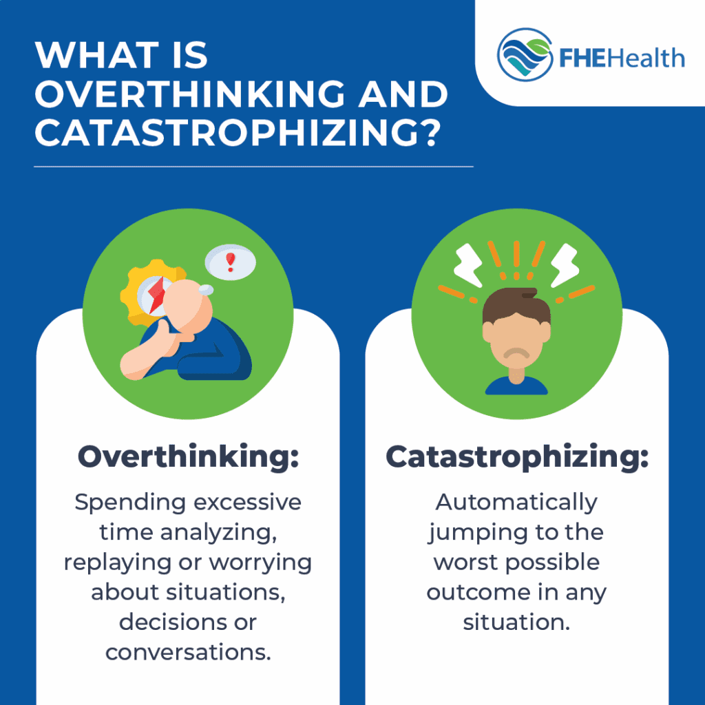 overthinking and catastophizing: the difference