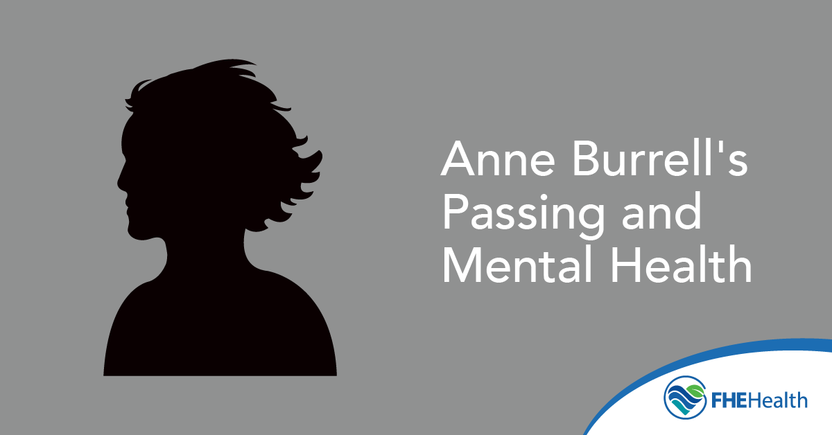 Anne Burrell's Passing - Mental Health