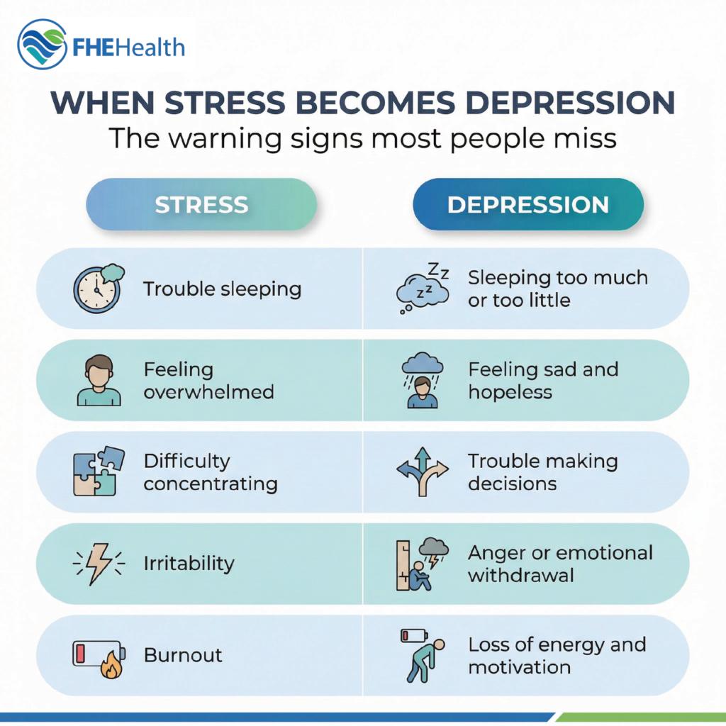 Stress vs Depression